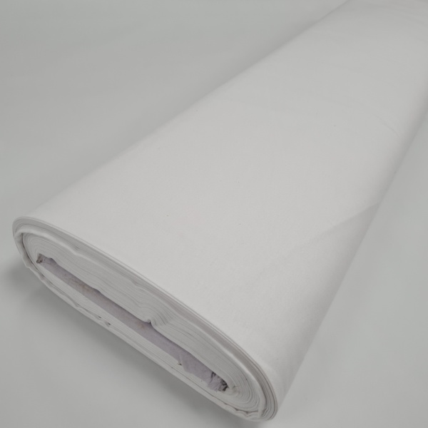 100% Cotton Fabric White (25 Metres)